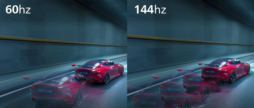 144 HZ Image Difference