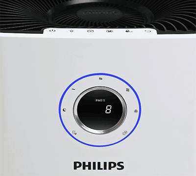 Automatically detects and reacts  to the changes in Air quality