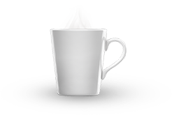 (opens in a new window) A cup of coffee