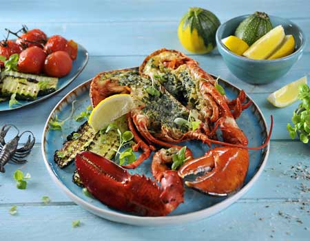 Grilled stuffed lobster | Philips