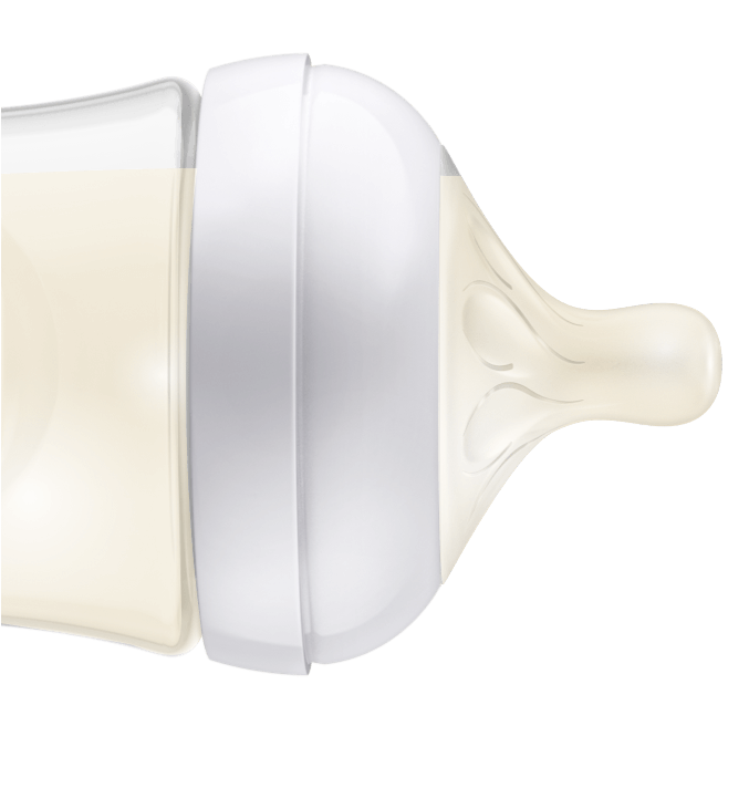 Helps stops spills and lost milk from the tip