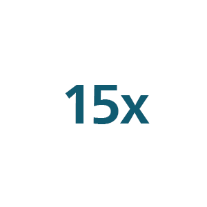 15x