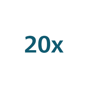 20x